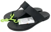 Crocs Tulum Flip Sandal Women’s Size 11 Black NEW