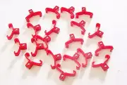 40 GOLIATH INDUSTRIAL ABS 1/4" RED REPLACEMENT SOCKET RACK RAIL CLIPS SC14R