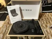 Victrola VSC-400SB The Journey+ Bluetooth Suitcase Portable Turntable Tan