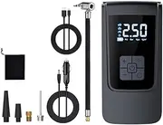 Daseeme Portable Car A Pump 150PSI Corded A Compressor Handheld Electric Te Inflator with LED Light Support/Auto-Off Function for Car Motorcycle Bicycle TES Balls