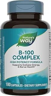 Nature's Way Vitamin B-100 Complex, 100 Capsules