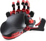 AZERON Gaming Keypad, Programmable One Handed Gaming Keyboard, with Hall effect Analog Thumbstick and 30 Programmable Keys, 3D Printed Customized Keypad, for Righties (Red, Cyborg ll)