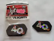 Dart World Broken Glass 4Q SLIM Dart Flights 1 set of 3 NEW OLD STOCK