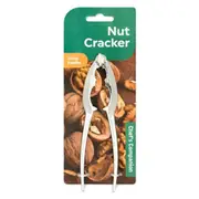 Nut Cracker Plier Metal Sheller Opener Walnut Almond Chrome Kitchen NutCracker