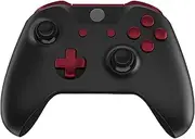 eXtremeRate LB RB LT RT Bumpers Triggers D-Pad ABXY Start Back Sync Buttons, Scarlet Red Full Set Buttons Repair Kits with Tools for Xbox One S & Xbox One X Controller (Model 1708)