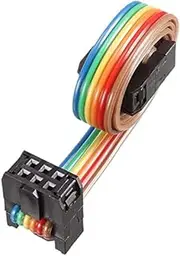 XYWHPGV IDC Rainbow Wire Flat Cable 6P A-type FC/FC Connector 2.54mm Pitch 0.25m/9.8inch Length(b8a77 61f63 1325e 6d348 bbd9a 1e9c2