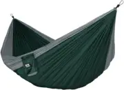 Fox Outfitters Neolite SIngle Camping Hammock Nylon Straps Grey/Dark Green