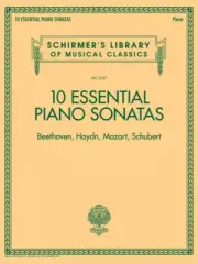 10 Essential Piano Sonatas Beethoven Haydn Mozart Schubert Sheet Music 050601318