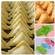3Pcs Empanada Set Press Dumpling Samosa Kachori Gujiya Pie Mould Maker Ravioli