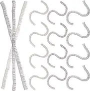 jojofuny 15pcs DIY Doll Eyelashes Realistic Decorative Eyelashes for Dolls Tea for Craft Making and Enhancing