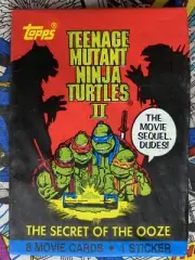 (1) 1991 Topps Teenage Mutant Ninja Turtles II: Secret Of The Ooze Sealed Pack