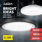 Leier High Bay LED Lights 200W Industrial Workshop Warehouse Gym Shed Farm Light