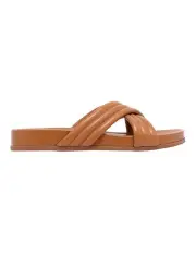 [Nine West] Clea Slide in Tan