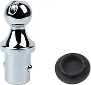 Lrichy 60601 Upgraded 38k Puck System Gooseneck Hitch Ball for 2013-2025 Dodge RAM 2500 3500, 2-5/16 Inch Gooseneck Ball for Truck Bed with a Replacement Gooseneck Hitch Cap, 380000 lbs GTW
