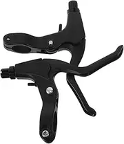 1 Pair Aluminum Alloy Brake Handle for Mountain and Road Bikes Ergonomic Design for Comfort Lightweight Durable Compatibility for All Bicycle