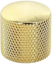 Electric Guitar and Bass Volume + Tone Control Barrel Dome Knob - Gold