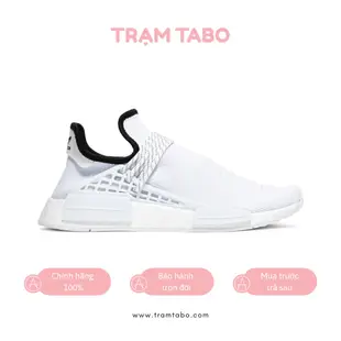 【正品】Gy0092 - Adidas NMD HU Pharell “CORE WHITE” 男鞋 - 白色