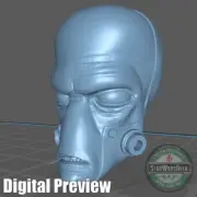 Cad Bane Bounty Hunter custom printed head for Star Wars action figures