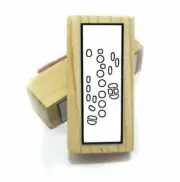 Saxophone Fingering Rubber Stamp for alto, tenor, baritone and soprano sax