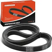 A-Premium Engine Serpentine Drive Belt Compatible with Honda, Toyota, BMW, Nissan, Suzuki, Geo & Pontiac Cars - Civic, Corolla, 4Runner, Celica, 325Ci, 325i, 325xi, 330Ci, 330i, 330xi, X5, X3, 525i