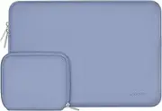 [MOSISO] Laptop Case 16 inch, 15-15.6 inch Laptop Sleeve Bag Compatible with MacBook Pro 16 inch, HP, Acer, Dell, Lenovo, ASUS Notebook, Neoprene Computer Sleeve Bag with Small Case, Cerulean Blue