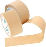 HAPINARY 2pcs Writable Paper Tape for Book Binding and Packaging Self Adhesive Tape and Versatile Crafting for Sealing Frames and Boxes