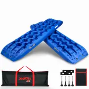 X-BULL Recovery tracks Boards Sand 10T 4WD trucks Snow With 4PCS Mounting Pins Gen3.0 Blue