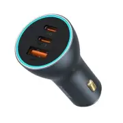 Baseus 65W Car Charger QC4.0 Quick Charge USB Type C Adapter for iPhone MacBook