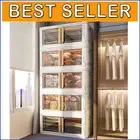 6 Drawer Plastic Dresser Organizer - Lightweight and Stylish Storage Solution