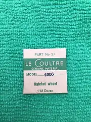 Jaeger LeCoultre Ratchet Wheel Cal. 1906 Part 415 27, NOS