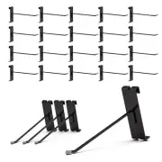 Gridwall Hooks 4 Inch Black 50PC Grid Wall Hooks for Gird Wall Panels Display