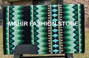 Western show Saddle pad - Saddle Blanket - Horse pad - Handmade saddle pad