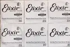 Elixir Nanoweb Bronze Acoustic Guitar String Lot Of 6 .013,17,26,35,45,56 NEW