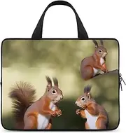 Laptop Case Sleeve Shockproof Computer Carrying Bag Cute Squirrels Notebook Case Cover Laptop Bag Water Resistant Computer Cases Tablet Briefcase for Travel Business 12 Inch