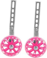 HONMEET 1Set Wear Resistant Replaceable Training Wheels for Bikes of Stabilizers with Enhanced Safety Features for Beginners for Balance and Confidence Building Suitable