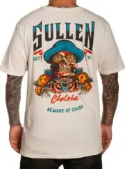 Sullen Clothing "CRABS" Mens tee Art Collective tattoo White Premium