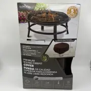 Elemental Brown Water Resistant UVProtection 38” Round FirePit Cover New