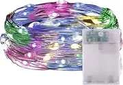 Fairy Lights - LED String Lights, Mini Decorative Lights | Battery Powered Wire Lights, Warm White Ambient Light, Home Festival Styling, Garden Party Accent Lighting Use