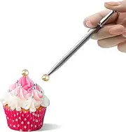 Sprinkle Pen, Pearl Grabber, Sugar Bead Pick-up Tool, Dragee Holder with 4-Prong, Edible Candy Catcher with 4 Claw for Cake, Cupcake, Ice Cream Baking Decoration, HIFUNBK