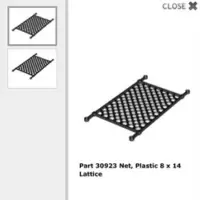 在飛比找蝦皮購物優惠-LEGO 樂高 30923 黑色網子 全新 70654