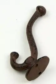 Cast Iron Coat Wall Hook Set of 3