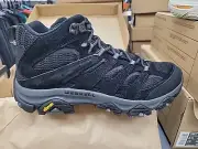 Merrell Men's Moab 3 Mid Hiking Boot 10 Black Night