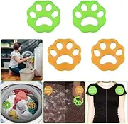 DKStarry Pet Hair Remover for Laundry, Reusable Dogs and Cats Hair Catcher for Washing Machine, Sticky Pet Fur Hair Catcher for Couch and Clothes, Non-Toxic Safety Laundry Fur Remover, 4 Pack