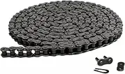 TDR 90 Links #35 Chain & Master Link for Mini Bike, Go Kart, Drift Trike, ATV, Scooter, Carbon Steel, Durable, High Strength, Rust Resistant, 180L