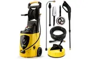 JET-USA RX550 Electric High Pressure Washer 3500PSI Ultimate Pack, 5 Nozzles, Spin & Wheel Brush, Deck Cleaner, Turbo Head, Angled Lance, 30M Hose Reach