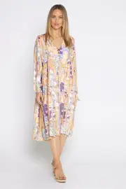 Carissa Dress - Dawn Floral Patchwork