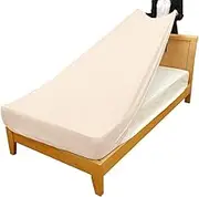 Merry Night MNS673090-07 Stretchy-Stretch Perfect Fit Pile Sheet, Semi-Double to Double, Mattress and Shikibuton Cover, Ivory