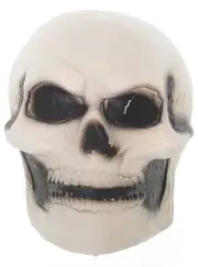 Light Up Strobing Skull Head Halloween Decoration