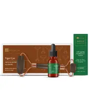 skinChemists Unisex 3.89oz Tiger Eye Harmony Facial Roller & Green Caviar Kit