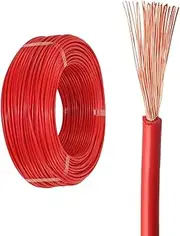320 Ft Soft Electrical Wire 0.75-10mm² Flame Retardant Single Core Wire PVC Pure Copper Extension Wire Low Voltage Cable Electrical Installation Insulated Cable for Home Wiring(1mm²)